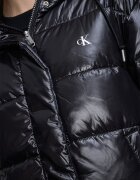 CALVIN KLEIN JEANS Свободно зимно яке с еластични маншети Черен