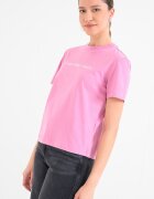 CALVIN KLEIN JEANS Тениска от памук с лого Розово