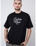 CALVIN KLEIN JEANS Тениска с памук с лого и овално деколте