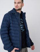 CALVIN KLEIN JEANS Ватирано яке с качулка Тъмносин