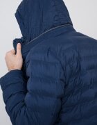 CALVIN KLEIN JEANS Ватирано яке с качулка Тъмносин