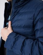 CALVIN KLEIN JEANS Ватирано яке с качулка Тъмносин
