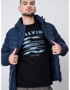 CALVIN KLEIN JEANS Ватирано яке с качулка
