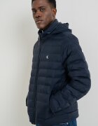 CALVIN KLEIN JEANS Ватирано яке с качулка Ултрамарин синьо