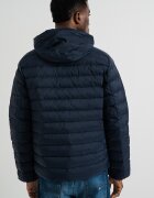 CALVIN KLEIN JEANS Ватирано яке с качулка Ултрамарин синьо
