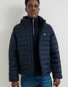 CALVIN KLEIN JEANS Ватирано яке с качулка Ултрамарин синьо
