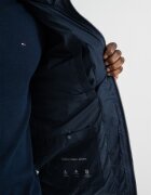 CALVIN KLEIN JEANS Ватирано яке с качулка Ултрамарин синьо