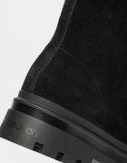 CALVIN KLEIN JEANS Велурени боти Черен