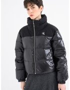 CALVIN KLEIN JEANS Зимно яке с лого - Черен