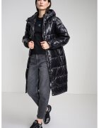 CALVIN KLEIN JEANS Зимно яке с вата и качулка - Черен