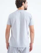 CALVIN KLEIN Къса памучна пижама Сив