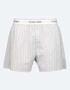 CALVIN KLEIN Къса памучна пижама Сив
