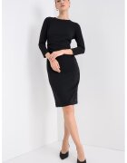 CALVIN KLEIN Къса рокля с дълги ръкави