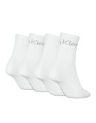 CALVIN KLEIN Къси чорапи - 4 чифта Бял