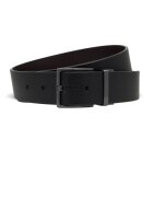 CALVIN KLEIN Колан K50K510072 - Двустранен - Кожен - Тъмнокафяв/Черен