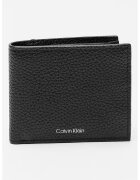 CALVIN KLEIN Кожен портфейл - Черен