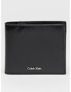 CALVIN KLEIN Кожен портфейл с метално лого