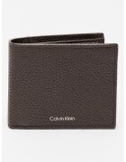 CALVIN KLEIN Кожен портфейл - Тъмнокафяв