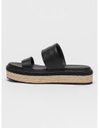 CALVIN KLEIN Кожени чехли с равна платформа