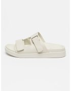 CALVIN KLEIN Кожени чехли с велкро