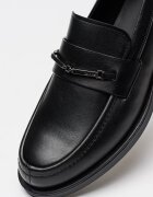CALVIN KLEIN Кожени мокасини Flex Черен