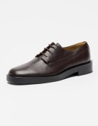 CALVIN KLEIN Кожени обувки Derby Коняк кафяв