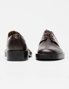 CALVIN KLEIN Кожени обувки Derby Коняк кафяв