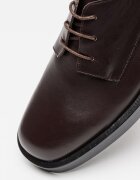 CALVIN KLEIN Кожени обувки Derby Коняк кафяв