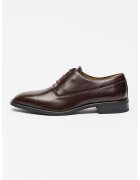 CALVIN KLEIN Кожени обувки Oxford с остър връх - Коняк кафяв