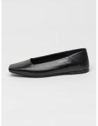 CALVIN KLEIN Кожени пантофки с квадратен връх