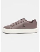 CALVIN KLEIN Кожени спортни обувки - Тъмновиолетов