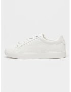 CALVIN KLEIN Маратонки с равна платформа и лого - Бял