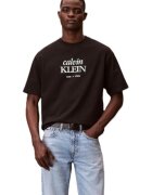 CALVIN KLEIN Мъжка тениска SS 16S DIAMOND GRAP - Памук - Черно