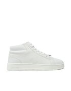 CALVIN KLEIN Мъжки кецове - 304567421 - естествена кожа - бели