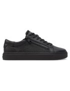 CALVIN KLEIN Мъжки спортни обувки LOW TOP LACE UP W/ ZIP MONO - Естествена кожа -