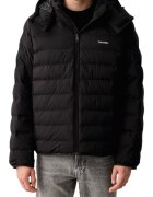 CALVIN KLEIN Мъжко яке - Ls Ltwt Nylon Hooded Puffer Jkt - Полиестер - Черно