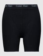 CALVIN KLEIN Оформящ къс панталон с лого Черен