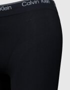 CALVIN KLEIN Оформящ къс панталон с лого Черен