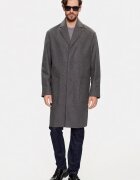 CALVIN KLEIN Палто от вълна K10K111745 Сив