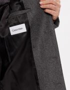 CALVIN KLEIN Палто от вълна K10K111745 Сив