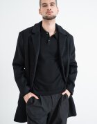 CALVIN KLEIN Палто с вълна Черен