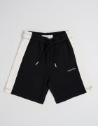 CALVIN KLEIN Памучен къс панталон Слонова кост/Черен