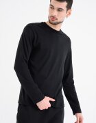 CALVIN KLEIN Памучна блуза Черен