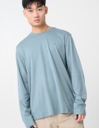 CALVIN KLEIN Памучна блуза Петролно синьо