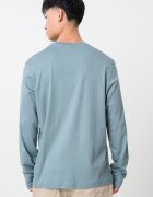 CALVIN KLEIN Памучна блуза Петролно синьо