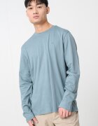 CALVIN KLEIN Памучна блуза Петролно синьо