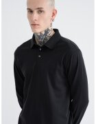 CALVIN KLEIN Памучна блуза с яка