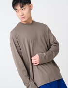 CALVIN KLEIN Памучна блуза Тъмнокафяв