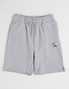 CALVIN KLEIN Памучна риза с малко лого Сив меланж
