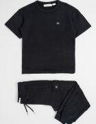 CALVIN KLEIN Памучна тениска и спортен панталон Черен